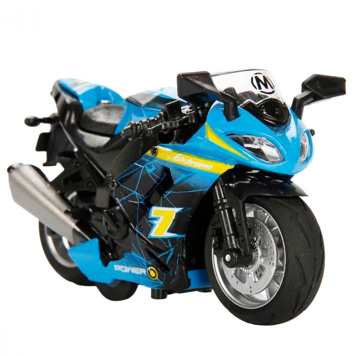 SUNMAN S00005831 SUN-MYG-DC.MOTOSİKLET 1/14 RACING KASKLI FİGÜR PB.3R.SES/IŞIK
