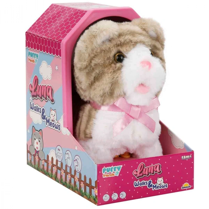 SUNMAN S00047240 SUN-RST-PFF-PELUŞ SEVİMLİ KEDİCİK