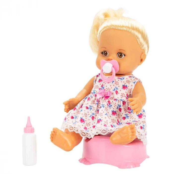 SUNMAN S00003452 SUN-SABC-DZM-BEBEK SET BOUBOU POTTY ALTINI ISLATAN 30CM.SAÇLI/SESSİZ