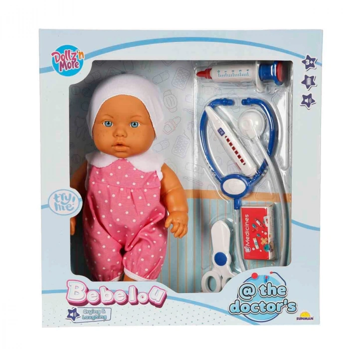 SUNMAN S01030111 BEBELOU DOKTOR SESLİ 35 CM