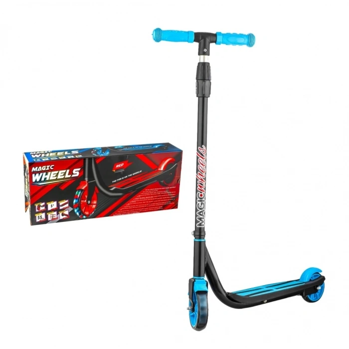 BEREN BRN-2535 IŞIKLI 2 TEKER SCOOTER MAVİ (8)