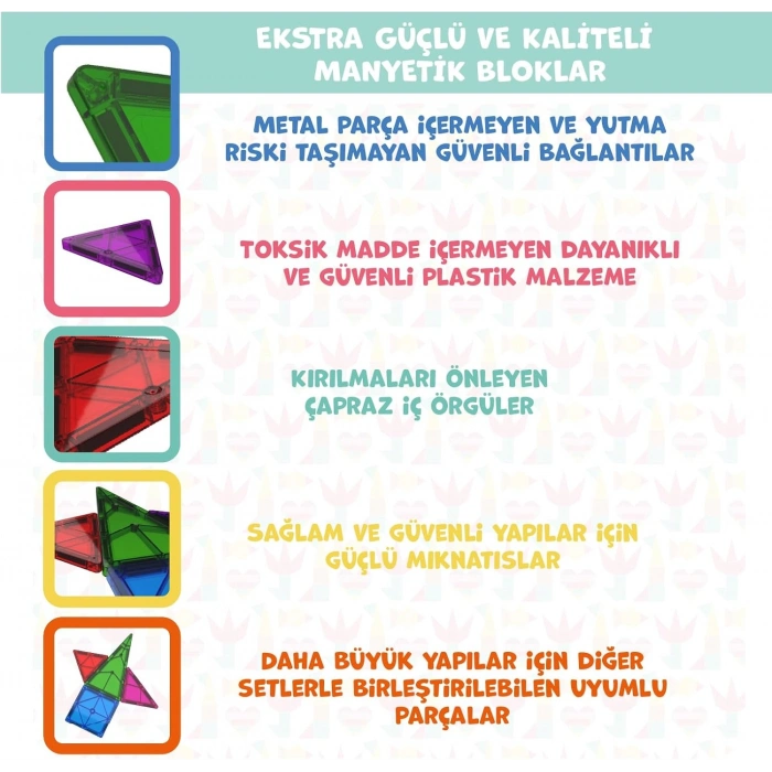 KİNDER MGL-36 MAGLY 36 PARÇA MANYETİK YAPI SETİ