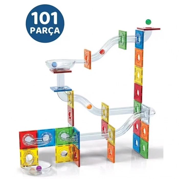 KİNDER MGL-101 MAGLY 101 PARÇA MANYETİK BALL RUN PARKUR OYUNU