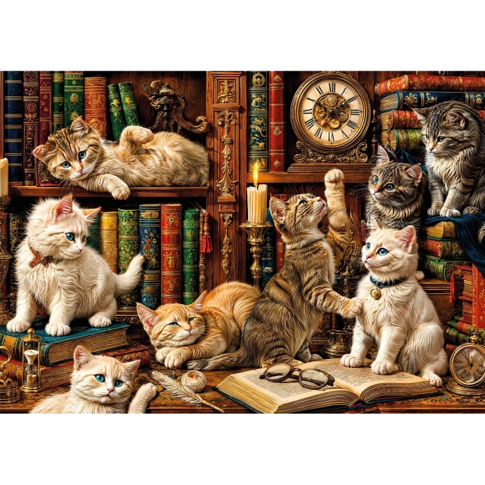 ONUR 20090 PUZZLE 500 CATS İN THE LİBRARY