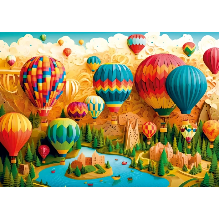 ONUR 20086 PUZZLE 500 HOT AİR BALLOON FESTİVAL