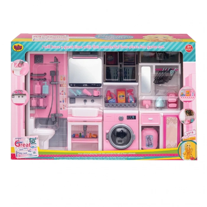 OYDAŞ OYD-02386 KUTUDA 4 LÜ YENİ BANYO SETİ (12)