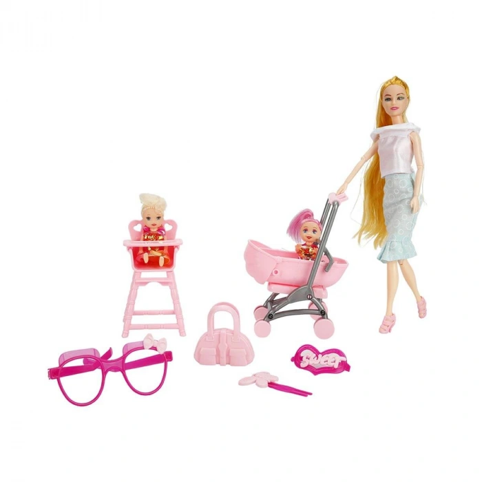 OYDAŞ 02456 CİNDY DOLL PUSETLİ MAMA SANDALYELİ BEBEK (12)