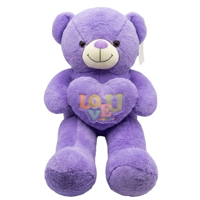 METAŞ BJ-49 PELUŞ KALPLİ AYICIK BÜYÜK 80 CM