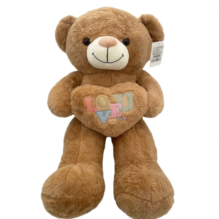 METAŞ BJ-49 PELUŞ KALPLİ AYICIK BÜYÜK 80 CM