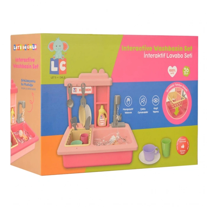 ENFAL LC-30916-T PİLLİ LAVABO SETİ İNTERAKTİF TURKUAZ