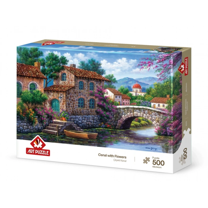 ART PUZZLE 5070 ÇİÇEKLİ KANAL - 500 PARÇA