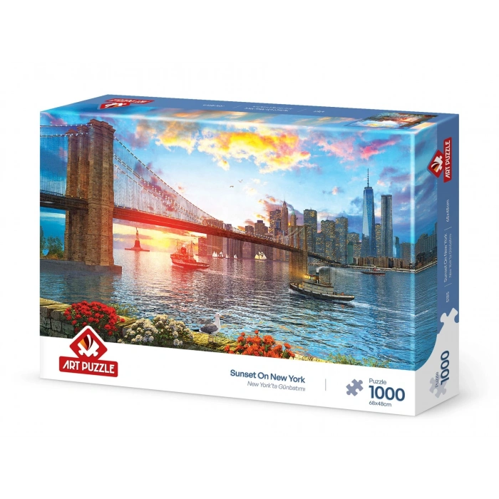 ART PUZZLE 5185 NEW YORT TA GÜNBATIMI -1000 PARÇA