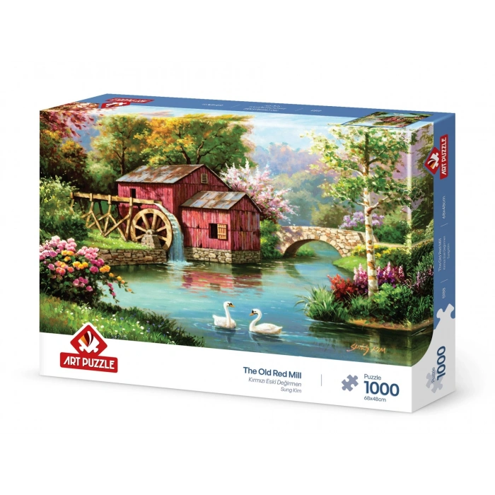 ART PUZZLE 5188 KIRMIZI ESKİ DEĞİRMEN -1000 PARÇA