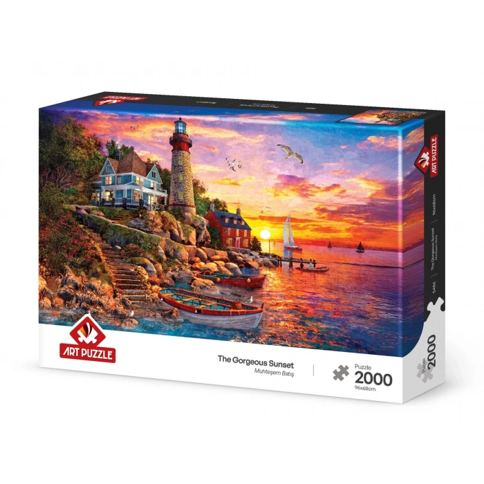 ART  PUZZLE 5486 MUHTEŞEM BATIŞ - 2000 PARÇA