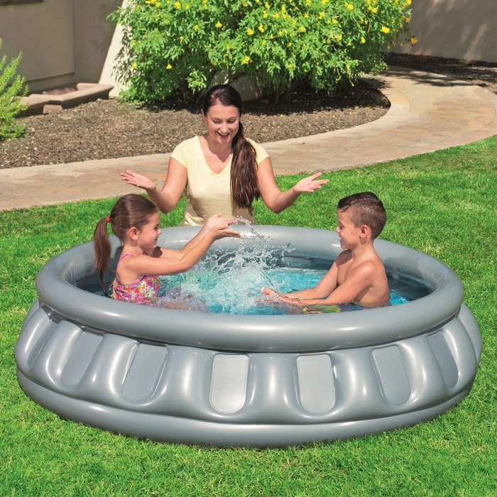 BESTWAY-BW51080 HAVUZ 152X43 CM METALIK GRİ KT(6)