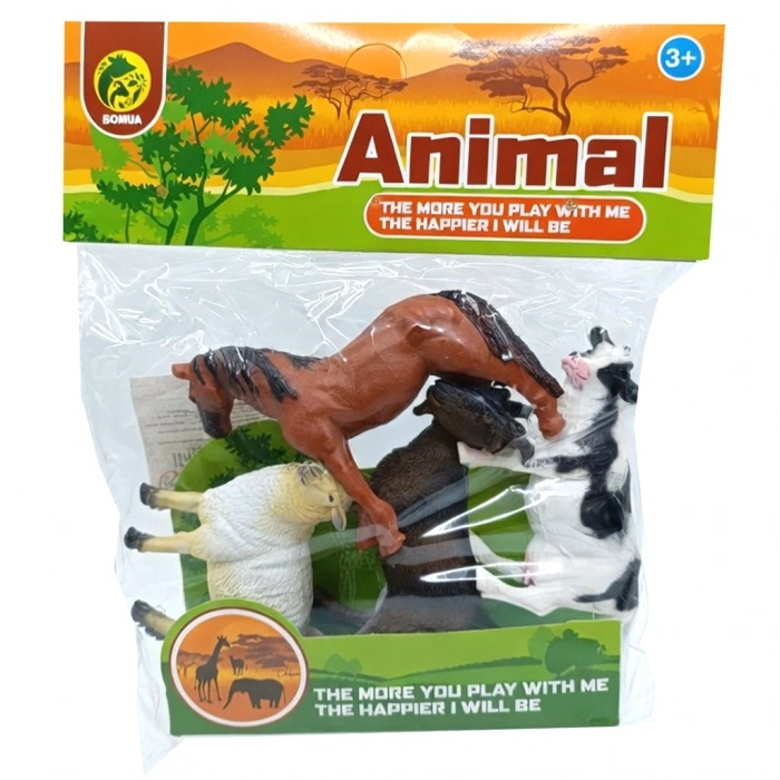 KİDMAR BMA-14 PVC PAKETTE DÖRTLÜ ÇİFTLİK HAYVANLARI (48)