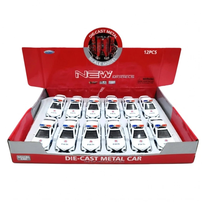 KİDMAR FY6228-12D DİSP. METAL ÇEK BIRAK POLİS ARABASI (72)