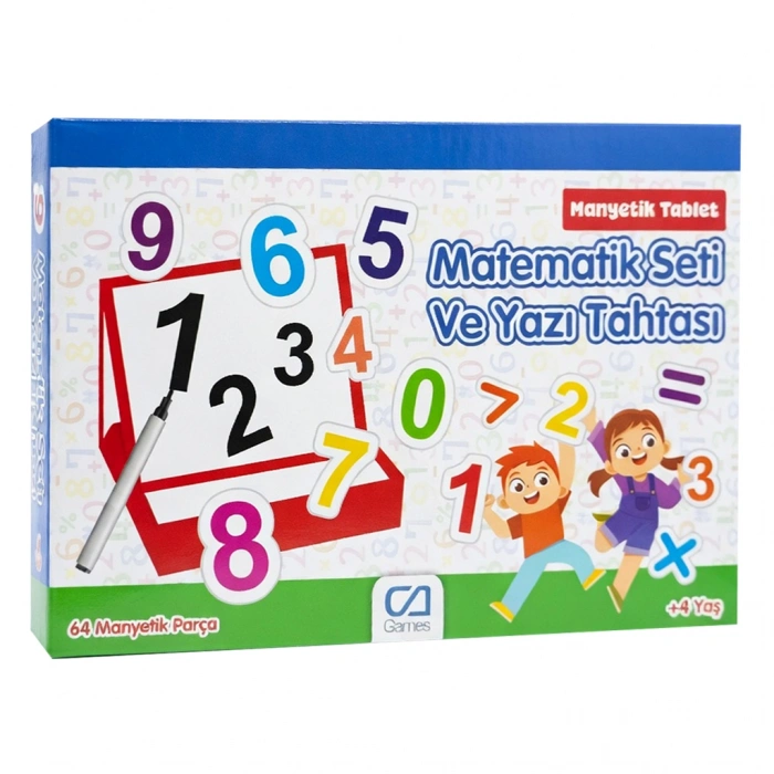 CA CAEGT-5277 CA GAMES MANYETİK MATEMATİK SETİ YAZI TAHTALI