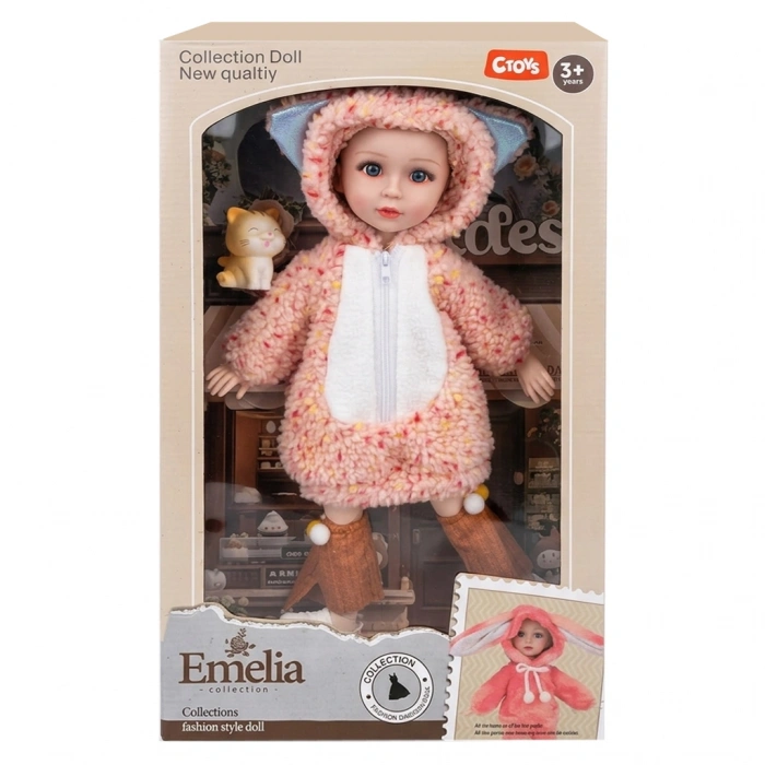 CEREN CTOY-QJ195C KOSTÜMLÜ KIZ OYUNCAK BEBEK 18 ICNH