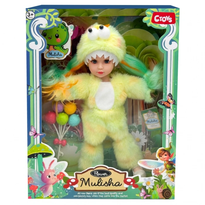 CEREN CTOY-QJ183B KOSTÜMLÜ OYUNCAK BEBEK SETİ