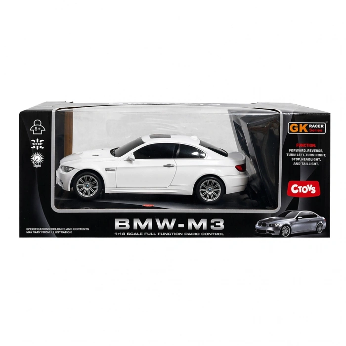 CEREN CTOY-866-1803B  BMW M3 IŞIKLI VE USB KABLOLU UZAKTAN KUMANDALI ARABA 01:18