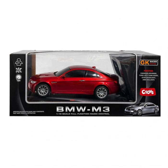 CEREN CTOY-866-1803B  BMW M3 IŞIKLI VE USB KABLOLU UZAKTAN KUMANDALI ARABA 01:18