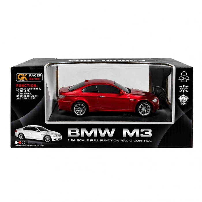 CEREN-CTOY-866-2405-2405B  BMW M3 IŞIKLI VE USB KABLOLU UZAKTAN KUMANDALI ARABA 01:24