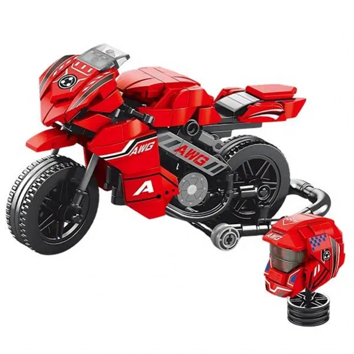 CEREN CTOY-30025  BLOK MOTORSİKLET 400 PARÇA