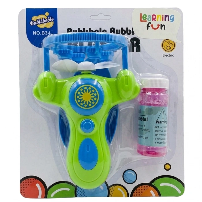 CEREN HBCV-6XEDT0 LEARNİNG FUN BUBBLE BALONCUK MAKİNESİ YUMUŞAK PERVANELİ