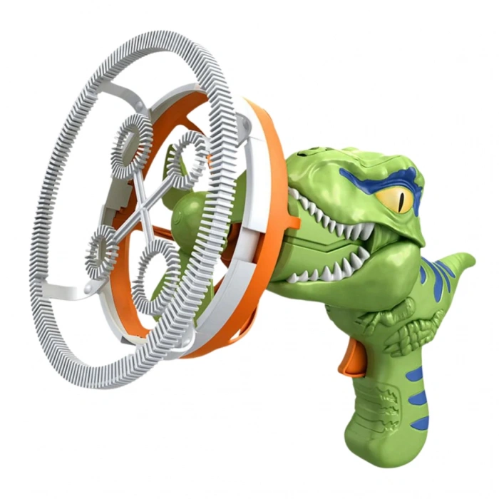 CEREN HBCV-6XEJ7L LEARNİNG FUN YUMUŞAK VANTİLATÖRLÜ BUBBLE BALONCUK TABANCASI DİNAZOR YEŞİL