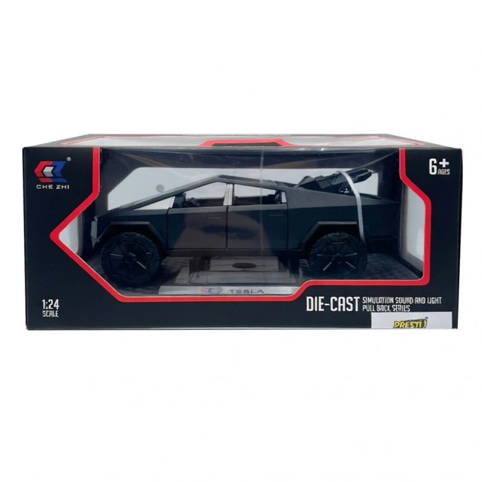 PRESTİJ CZ146B SESLİ IŞIKLI METAL TESLA ARABA (18)