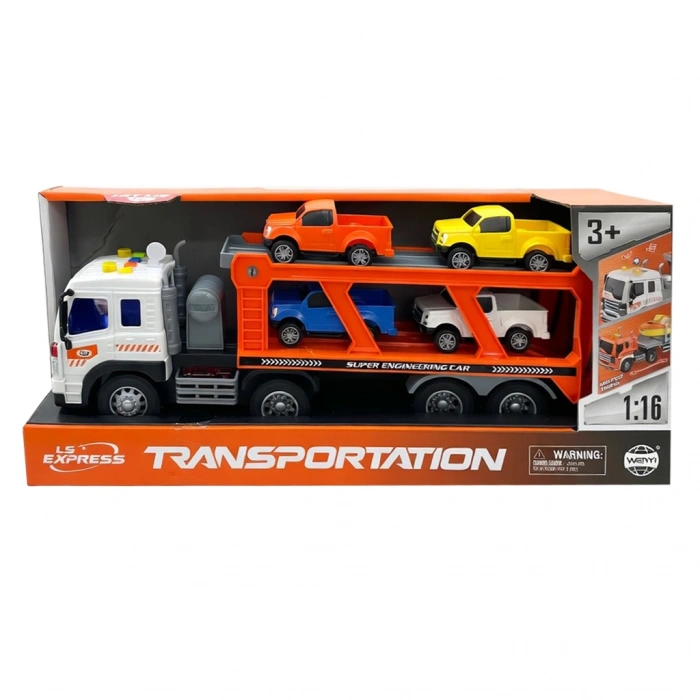 PRESTİJ WY572A KUTULU 4-ARAÇLI NAKLİYE TIRI (18)