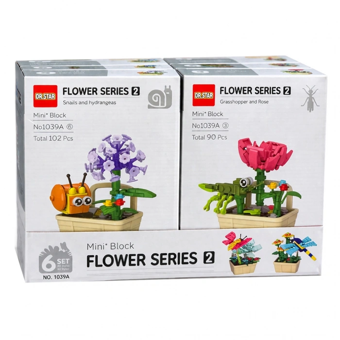 PRESTİJ 1039A KUTULU KARIŞIK ÇİÇEK FİGÜRLÜ LEGO (144)