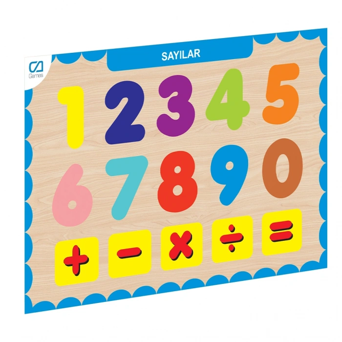 CA CAAHS-3207 CA GAMES AHŞAP SAYILAR BUL-TAK