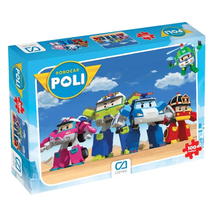 CA CA100-5327 ROBOCAR POLİ PUZZLE 100
