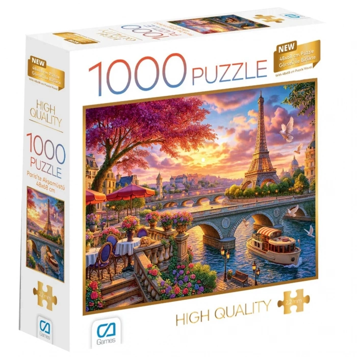 CA CA1000-7099 PARİSTE AKŞAMÜSTÜ PUZZLE 1000