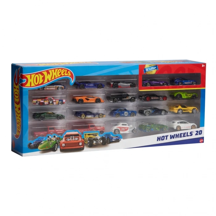 MATTEL H7045 HOT WHEELS YİRMİLİ ARABA SETİ