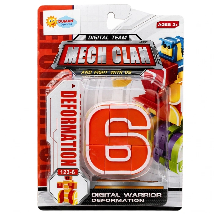 DUMAN DMN123-1/2/3/4/5 10 ÇEŞİT DÖNÜŞEBİLEN RAKAMLAR (180)