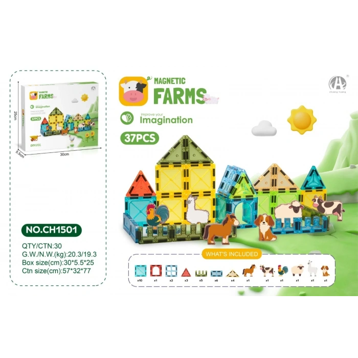 OYDAŞ CH1501 5.5CM MANYETİK BLOKLAR 37PCS (30)