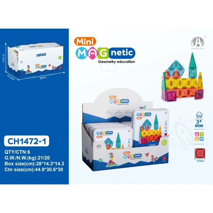 OYDAŞ CH1472-1 3.75CM MANYETİK BLOKLAR 24 PCS (72)