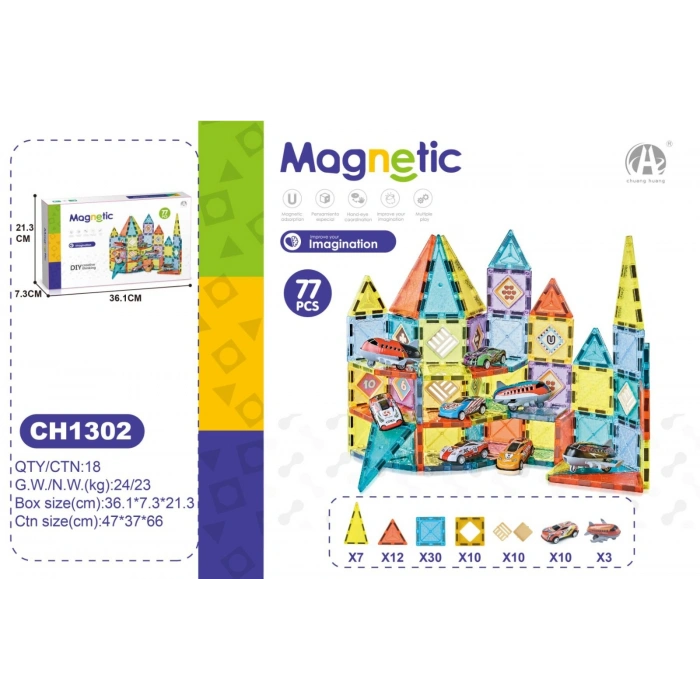 OYDAŞ CH1302 5.5CM MANYETİK BLOKLAR 77PCS (18)