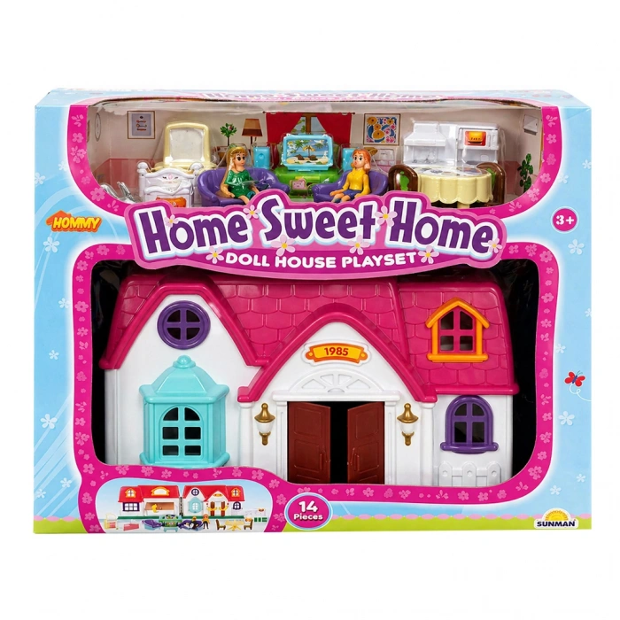 SUNMAN S00005676 SUN-SABC-HMY-EV OYUN SET HOME SWEET HOME 14PRÇ.