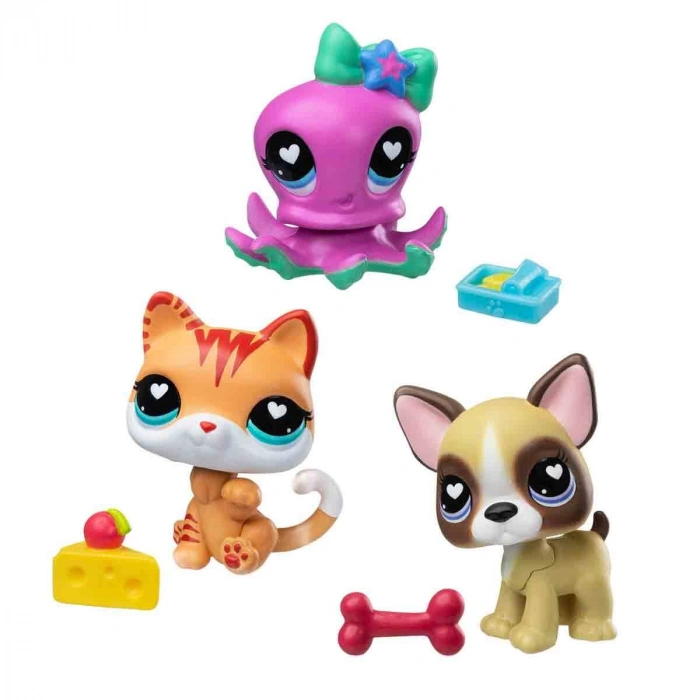 SUNMAN S01000735 SUN-BSF-LPS-FİGÜR SET MİNİŞLER TÜPTE EVCİL HAYVAN S4 3LÜ PAKET 3A.