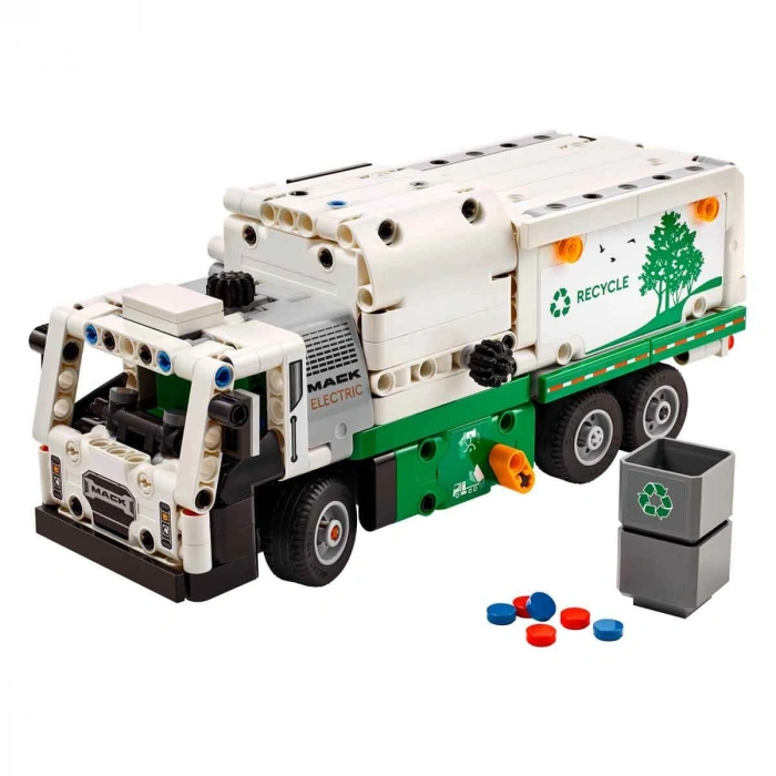 ADORE ADR-LMT42167 LEGO MACK LR ELEKTRİKLİ ÇÖP KAMYONU