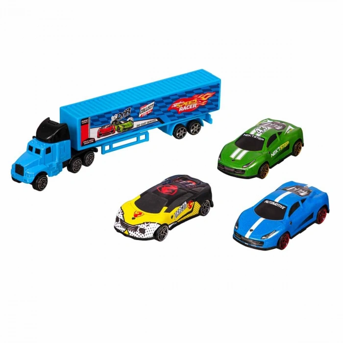 TOYSAN TOY-40 TIR SETİ 3LÜ METAL ARABALI
