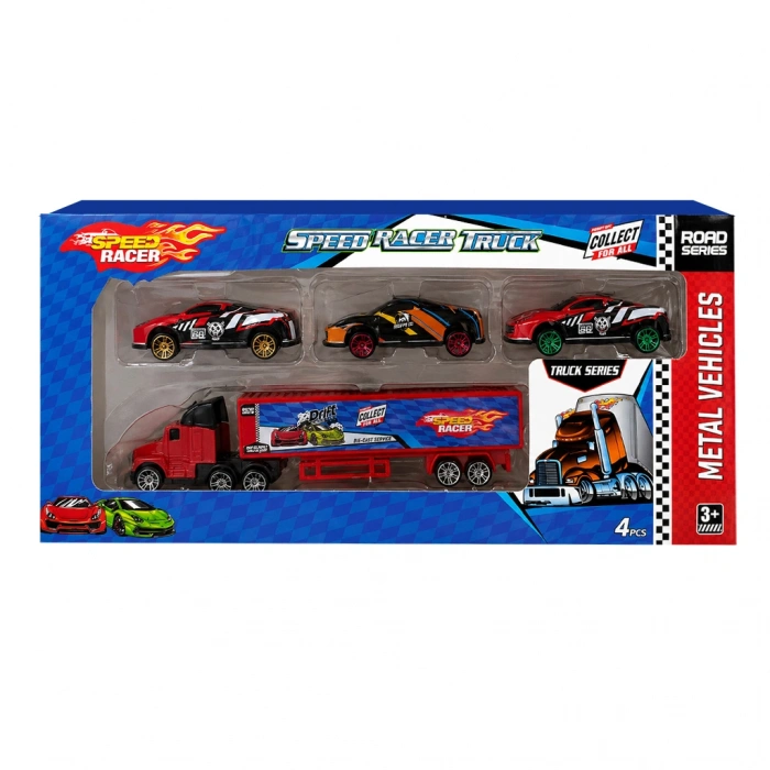 TOYSAN TOY-40 TIR SETİ 3LÜ METAL ARABALI