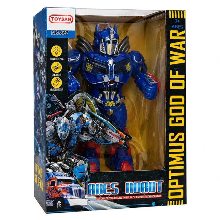 TOYSAN 867 SESLİ IŞIKLI HAREKET EDEBİLEN TRANSFORMERS ROBOT (18)