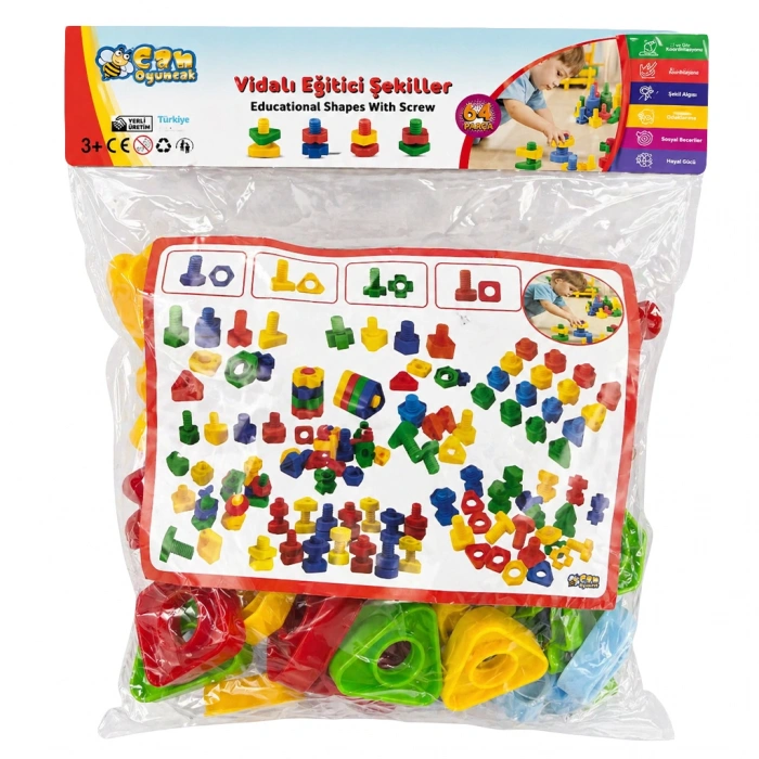 HALİTCAN HC1026 POŞETTE CİVATA LEGO 64 PARÇA