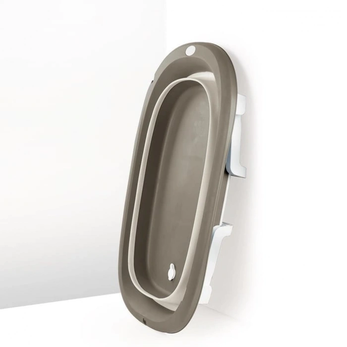 DOLU 7273 KATLANABİLİR 3LÜ BEBEK BANYO SETİ STONE GRİ