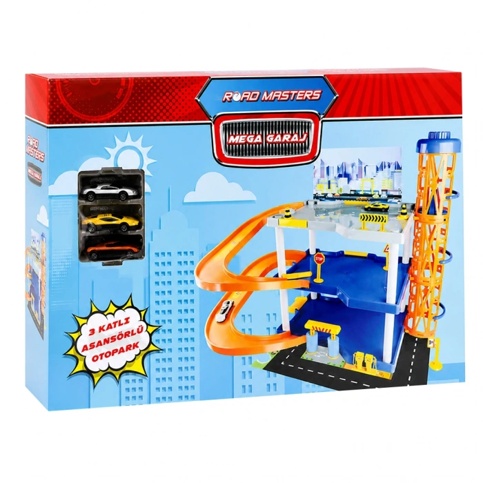 MEGA ROAD MASTERS ÜÇ KATLI KULE ASANSÖRLÜ GARAJ